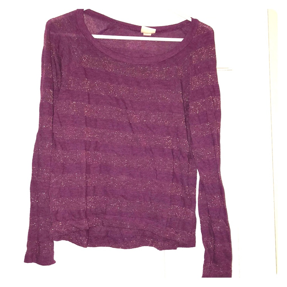 Purple shirt with sparkles!!